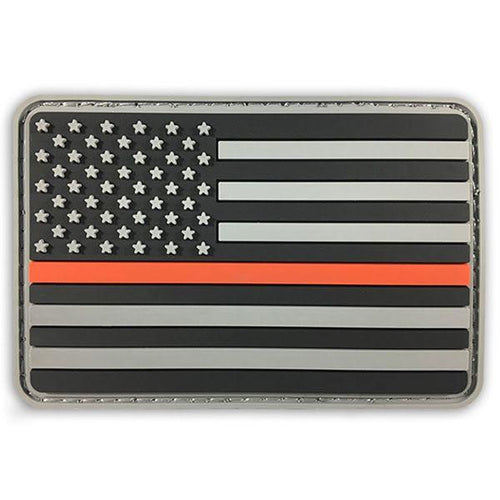 PVC Thin Red Line Morale Patch