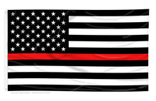 Load image into Gallery viewer, Thin Red Line Flag - Bombero Designs for firefighters