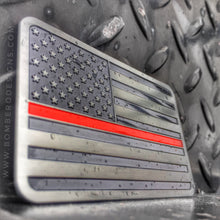 Load image into Gallery viewer, Thin Red Line Emblem - Bombero Designs for firefighters