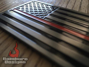 Thin Red Line Emblem - Bombero Designs for firefighters