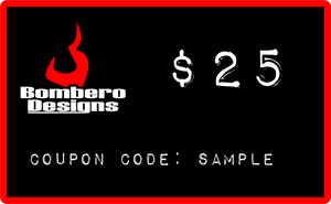 Gift Card - Bombero Designs for firefighters