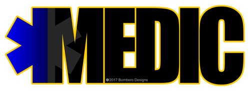 Medic Sticker - Bombero Designs for firefighters