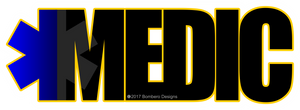 Medic Sticker - Bombero Designs for firefighters