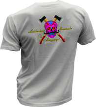 Load image into Gallery viewer, Leatherhead Sugar Skull - Bombero Designs for firefighters