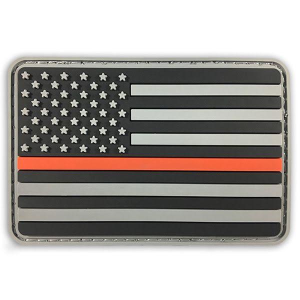 PVC Thin Red Line Morale Patch