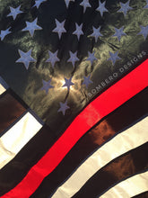 Load image into Gallery viewer, Heavy Duty Thin Red Line Flag - Bombero Designs for firefighters