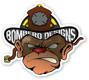 Hose Monkey Sticker - Bombero Designs for firefighters