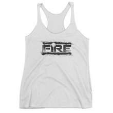 Load image into Gallery viewer, Fire Splatter - Women&#39;s Racerback - Bombero Designs for firefighters