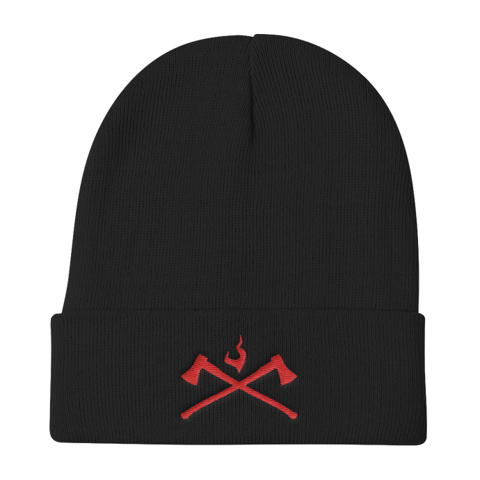 Axes Beanie - Bombero Designs for firefighters