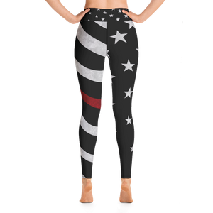Thin Red Line Yoga Pants - Bombero Designs for firefighters